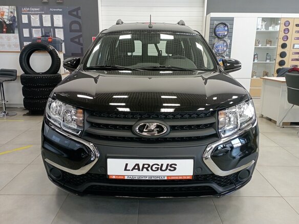 2026 Lada (ВАЗ) Largus I Рестайлинг, чёрный, 1687000 рублей - вид 1