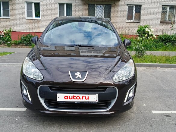 2012 Peugeot 308 I Рестайлинг, коричневый - вид 1