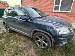 2015 Volkswagen Tiguan I Рестайлинг, синий, 1250000 рублей, вид 4