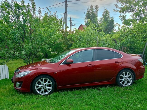 2008 Mazda 6 II (GH), красный, 950000 рублей - вид 4