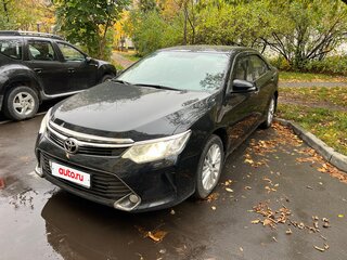 2015 Toyota Camry VII (XV50) Рестайлинг, чёрный, 2300000 рублей, вид 2