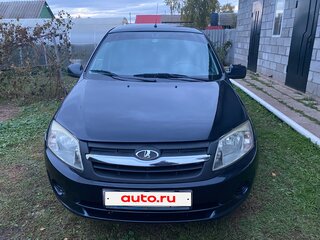 2014 Lada (ВАЗ) Granta I, синий, 270000 рублей, вид 2