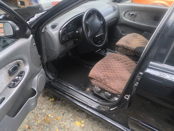 2003 Kia Spectra I Рестайлинг 1, чёрный, 270000 рублей - вид 5