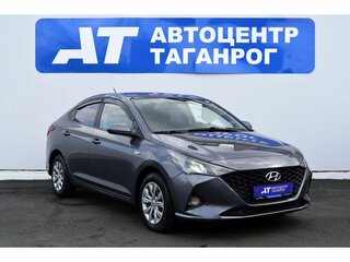 2021 Hyundai Solaris II Рестайлинг, серый, 1699000 рублей, вид 3