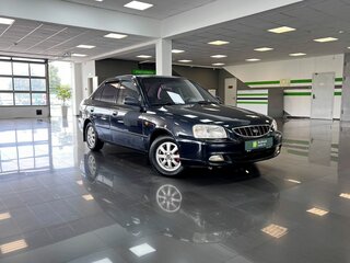 2006 Hyundai Accent ТагАЗ II, чёрный, 360000 рублей, вид 5