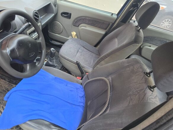 2007 Renault Logan I, синий, 120000 рублей - вид 10