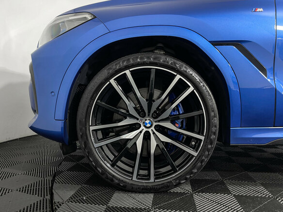 2019 BMW X6 30d III (G06), синий - вид 6