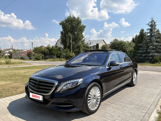 2015 Mercedes-Benz S-Класс 350 CDI BlueTEC VI (W222, C217), синий, 2700000 рублей, вид 1