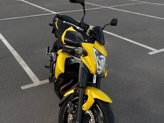 2012 Kawasaki ER-6N, жёлтый, 410000 рублей, вид 5