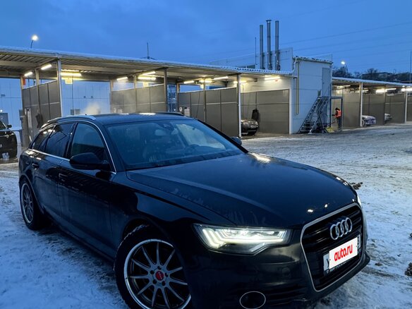 2013 Audi A6 IV (C7), чёрный
