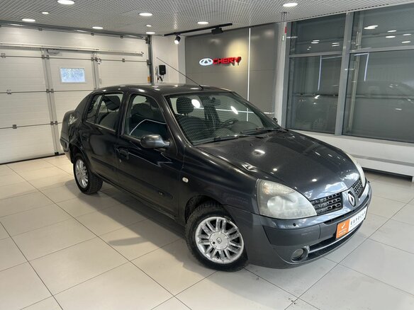 2005 Renault Symbol I Рестайлинг, серый - вид 2