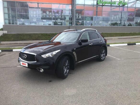 2012 Infiniti FX37 II (S51) Рестайлинг, чёрный, 2150000 рублей