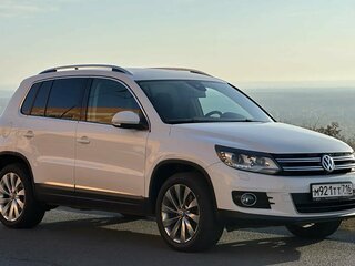 2014 Volkswagen Tiguan I Рестайлинг, белый, 1510000 рублей, вид 1