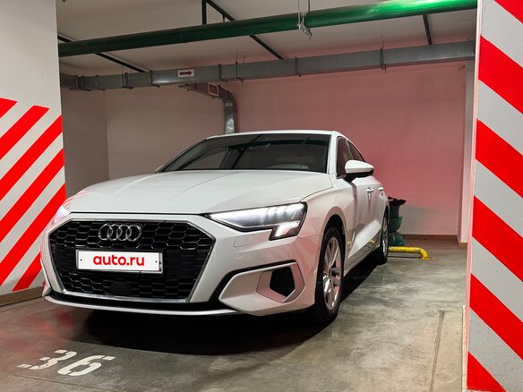 2021 Audi A3 35 TFSI IV (8Y), белый, 2990000 рублей