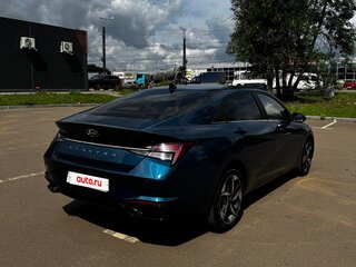 2021 Hyundai Elantra VII (CN7), синий, 1750000 рублей, вид 3