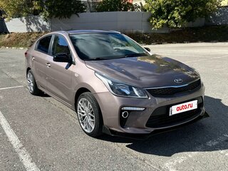 2018 Kia Rio IV, коричневый, 1370000 рублей, вид 3