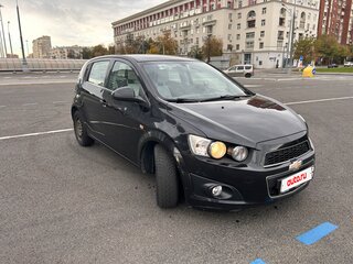2013 Chevrolet Aveo II, чёрный, 811000 рублей, вид 3