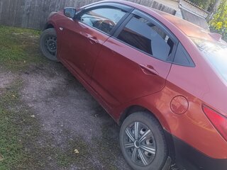 2011 Hyundai Solaris I, красный, 630000 рублей, вид 5