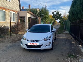 2015 Hyundai Elantra V (MD) Рестайлинг, белый, 1400000 рублей, вид 4
