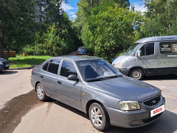 2006 Hyundai Accent ТагАЗ II, серый, 400000 рублей - вид 3
