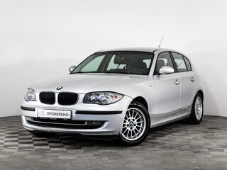 2009 BMW 1 серии 116i I (E81/E82/E87/E88) Рестайлинг, серебристый, 599000 рублей, вид 1