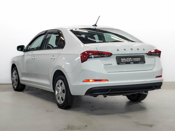 2021 Skoda Rapid II, белый, 1260000 рублей - вид 6