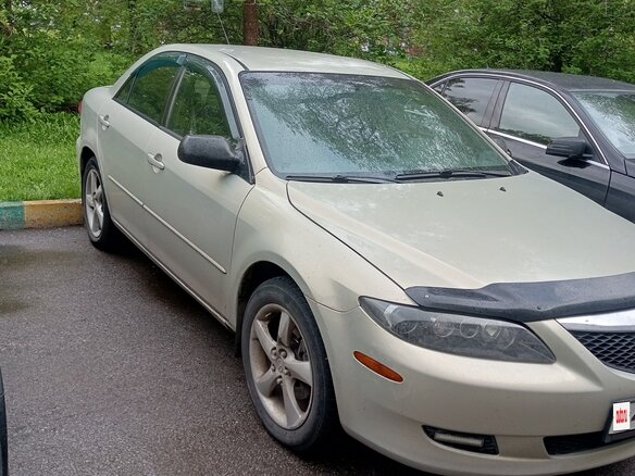 2005 Mazda 6 I (GG), серый, 450000 рублей