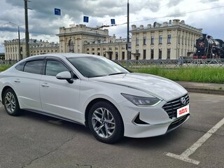 2020 Hyundai Sonata VIII (DN8), белый, 1500000 рублей, вид 2