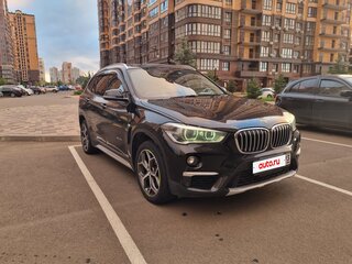 2016 BMW X1 18i sDrive II (F48), чёрный, 1850000 рублей, вид 2