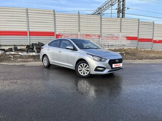 2019 Hyundai Solaris II, серебристый, 1180000 рублей, вид 4