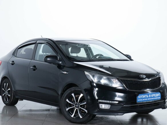 2016 Kia Rio III Рестайлинг, чёрный, 979000 рублей