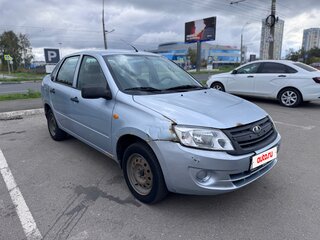 2013 Lada (ВАЗ) Granta I, голубой, 175000 рублей, вид 3