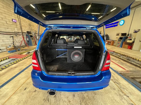 2002 Subaru Forester II, синий, 1000000 рублей - вид 12