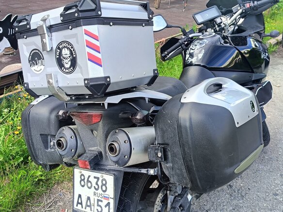 2004 Suzuki V-Strom 1000, чёрный, 450000 рублей - вид 13