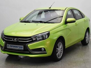 2017 Lada (ВАЗ) Vesta I, зелёный, 780000 рублей, вид 1