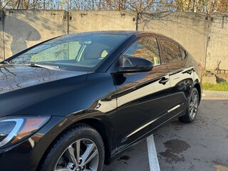 2017 Hyundai Elantra VI (AD), чёрный, 1450000 рублей, вид 3