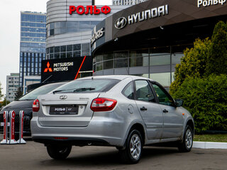 2014 Lada (ВАЗ) Granta I, серебристый, 343000 рублей, вид 4
