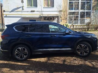 2019 Hyundai Santa Fe IV, синий, 3050000 рублей, вид 5