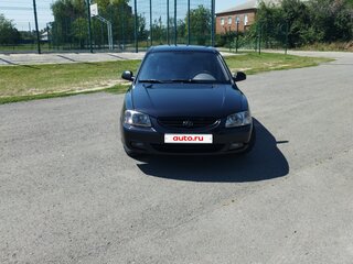 2008 Hyundai Accent ТагАЗ II, чёрный, 440000 рублей, вид 2