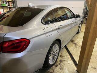 2018 BMW 4 серии Gran Coupe 420d xDrive F32/F33/F36 Рестайлинг, серый, 2440000 рублей, вид 4