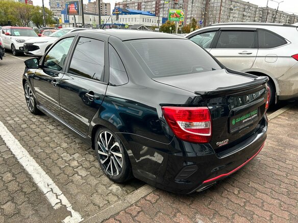 2023 Lada (ВАЗ) Granta Sport I Рестайлинг, чёрный, 1075000 рублей - вид 7