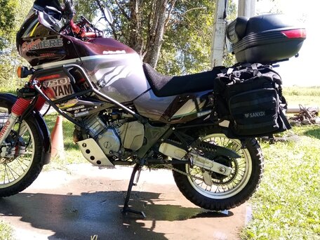 1996 Yamaha XTZ750 Super Tenere, чёрный, 390000 рублей, вид 4