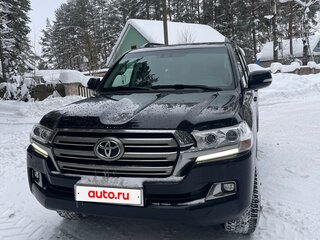 2018 Toyota Land Cruiser 200 Series Рестайлинг 2, чёрный, 6300000 рублей, вид 1