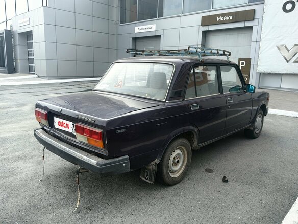 2003 Lada (ВАЗ) 2107, фиолетовый, 120000 рублей - вид 2