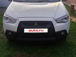 2012 Mitsubishi ASX I Рестайлинг, белый, 900000 рублей, вид 2