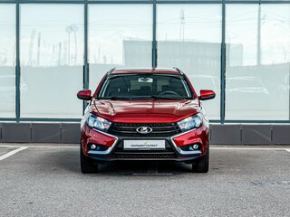 2017 Lada (ВАЗ) Vesta SW I, красный, 880000 рублей, вид 3