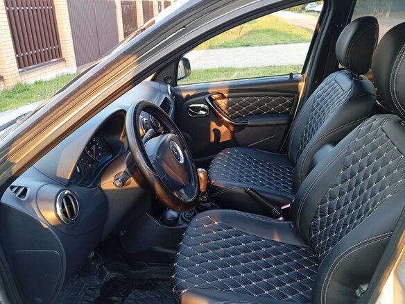 2012 Renault Logan I Рестайлинг, серый, 470000 рублей - вид 15