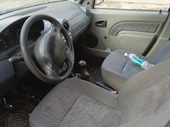 2007 Renault Logan I, серый, 100000 рублей - вид 3