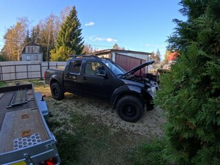 2008 Nissan Navara (Frontier) III (D40), чёрный, 870000 рублей, вид 2
