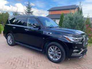 2020 Infiniti QX80 I Рестайлинг 3, чёрный, 4680000 рублей, вид 2